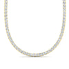 Load image into Gallery viewer, prong-set-20.50-carat-tennis-diamond-necklace-in-FDNK11334-(0.20CT)ANGLE1-NL-YG