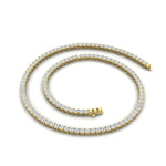 Load image into Gallery viewer, prong-set-20.50-carat-tennis-diamond-necklace-in-FDNK11334-(0.20CT)ANGLE1-NL-YG