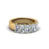 Load image into Gallery viewer, radiant-cut-5-stone-anniversary-band-1-carat-in-yellow-gold-FD8008RABHAND-1CT-NL-YG.jpg