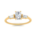 Load image into Gallery viewer, radiant-cut-bar-baguette-3-stone-diamond-engagement-ring-in-FDENS100RAR-NL-YG