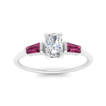 Load image into Gallery viewer, radiant-cut-bar-baguette-3-stone-pink-sapphire-engagement-ring-in-FDENS100RARGSADRPI-NL-WG