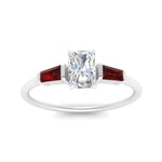Load image into Gallery viewer, radiant-cut-bar-baguette-3-stone-ruby-engagement-ring-in-FDENS100RARGRUDR-NL-WG