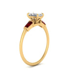 Load image into Gallery viewer, radiant-cut-bar-baguette-3-stone-ruby-engagement-ring-in-FDENS100RARGRUDR-NL-YG
