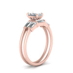 Load image into Gallery viewer, radiant-cut-bar-set-diamond-ring-with-matching-3-baguette-wedding-band-in-FDENS100RA-NL-RG