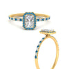 Load image into Gallery viewer, radiant-cut-blue-topaz-halo-petite-engagement-ring-in-yellow-gold-FD8523RARGICBLTOANGLE3-NL-YG