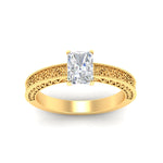 Load image into Gallery viewer, radiant-cut-celtic-engraved-solitaire-ring-in-yellow-gold-fdenr8544rarangle5-nl-yg