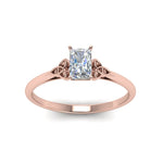Load image into Gallery viewer, radiant-cut-diamond-celtic-solitaire-ring-in-rose-gold-FD8541RARANGLE5-NL-RG?v=1758624171