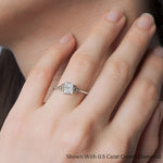 Load image into Gallery viewer, radiant-cut-diamond-celtic-solitaire-ring-in-white-gold-FD8541R-RAR-WG-HAND?v=1758626226