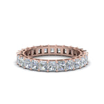 Load image into Gallery viewer, radiant-cut-diamond-eternity-ring-2-carat-in-rose-gold-FDEWB8660RA-2.0CT-NL-RG