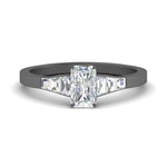 Load image into Gallery viewer, radiant-cut-diamond-ring-with-tapered-baguettes-in-FD10590RARANGLE3-NL-BG