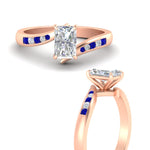Load image into Gallery viewer, radiant-cut-diamond-swirl-channel-set-sapphire-wedding-ring-in-rose-gold-FDENS4028RARGSABLANGLE3-NL-RG_1f535c6c-a8dc-4c3e-8089-0a90bd18fce9.jpg?v=1754996197