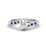 Load image into Gallery viewer, radiant-cut-diamond-swirl-channel-set-sapphire-wedding-ring-in-white-gold-FDENS4028RARGSABL-NL-WG_117c97f9-a1b1-4e11-9c58-99f8c3ee680e.jpg?v=1754996198