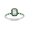 Load image into Gallery viewer, radiant-cut-emerald-halo-petite-engagement-ring-in-white-gold-FD8523RARGEMGRANGLE3-NL-WG