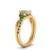 Load image into Gallery viewer, radiant-cut-engagement-ring-with-emerald-band-in-yellow-gold-FD8300RAB3GEMGR-NL-YG.jpg