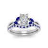 Load image into Gallery viewer, radiant-cut-engagement-ring-with-sapphire-band-in-white-gold-FD8300RAB3GSABL-NL-WG.jpg