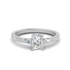 Load image into Gallery viewer, Delicate Antique Pave Radiant Cut Diamond Ring