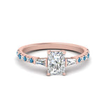 Load image into Gallery viewer, Delicate Antique Pave Radiant Cut Diamond Ring