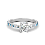 Load image into Gallery viewer, Delicate Antique Pave Radiant Cut Diamond Ring