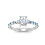 Load image into Gallery viewer, Delicate Antique Pave Radiant Cut Diamond Ring