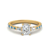 Load image into Gallery viewer, Delicate Antique Pave Radiant Cut Diamond Ring