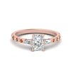 Load image into Gallery viewer, Delicate Antique Pave Radiant Cut Diamond Ring