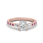 Load image into Gallery viewer, Delicate Antique Pave Radiant Cut Diamond Ring