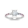 Load image into Gallery viewer, Delicate Antique Pave Radiant Cut Diamond Ring