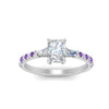 Load image into Gallery viewer, Delicate Antique Pave Radiant Cut Diamond Ring