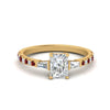 Load image into Gallery viewer, Delicate Antique Pave Radiant Cut Diamond Ring