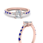 Load image into Gallery viewer, Delicate Antique Pave Radiant Cut Diamond Ring