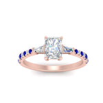 Load image into Gallery viewer, Delicate Antique Pave Radiant Cut Diamond Ring