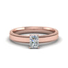 Load image into Gallery viewer, radiant-cut-glossy-milgrain-single-stone-anniversary-diamond-ring-in-14K-rose-gold-FD-ENR8985RAR-NL-RG