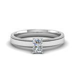 Load image into Gallery viewer, radiant-cut-glossy-milgrain-single-stone-anniversary-diamond-ring-in-platinum-FD-ENR8985RAR-NL-WG