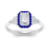 Load image into Gallery viewer, radiant-cut-halo-cluster-accent-sapphire-engagement-ring-in-white-gold-FD10512RARGSABLANGLE5-NL-WG_900bb4c3-399e-4c3e-8f63-367bd5d3c46f.jpg?v=1770117393