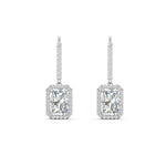 Load image into Gallery viewer, radiant-cut-halo-diamond-lever-back-earrings-2-carat-in-white-gold-FD-EAR11235RAANGLE2-2.00CT-NL-WG