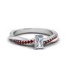 Load image into Gallery viewer, radiant-cut-infinity-twist-diamond-engagement-ring-with-ruby-in-14K-white-gold-FD8253RARGRUDR-NL-WG