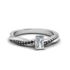 Load image into Gallery viewer, radiant-cut-infinity-twist-engagement-ring-with-black-diamond-in-14K-white-gold-FD8253RARGBLACK-NL-WG