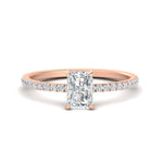 Load image into Gallery viewer, radiant-cut-pave-underhalo-engagement-ring-in-rose-gold-FDENR11490RAR-NL-RG.jpg?v=1761729762