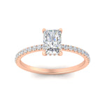 Load image into Gallery viewer, radiant-cut-pave-underhalo-engagement-ring-in-rose-gold-FDENR11490RARANGLE5-NL-RG.jpg?v=1761729762