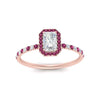 Load image into Gallery viewer, radiant-cut-pink-sapphire-halo-petite-engagement-ring-in-rose-gold-FD8523RARGSADRPIANGLE3-NL-RG