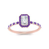 Load image into Gallery viewer, radiant-cut-purple-topaz-halo-petite-engagement-ring-in-rose-gold-FD8523RARGVITOANGLE3-NL-RG