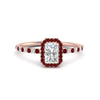 Load image into Gallery viewer, radiant-cut-ruby-halo-petite-engagement-ring-in-rose-gold-FD8523RARGRUDRANGLE3-NL-RG