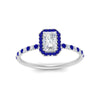 Load image into Gallery viewer, radiant-cut-sapphire-halo-petite-engagement-ring-in-white-gold-FD8523RARGSABLANGLE3-NL-WG
