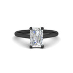 Load image into Gallery viewer, radiant-cut-stunning-solitaire-diamond-ring-in-black-gold-FD11296RAR-NL-BG