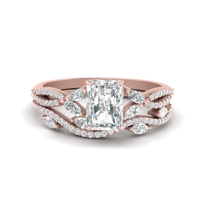 radiant-cut-twisted-vine-luxury-diamond-bridal-ring-set-in-rose-gold-FDENR3211RAANGLE3-NL-RG