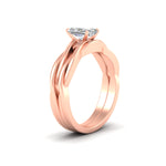 Load image into Gallery viewer, radiant-cut-vine-inspired-solitaire-bridal-ring-set-in-rose-gold-fdens8252raangle2-nl-rg.jpg?v=1767085013