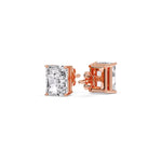 Load image into Gallery viewer, Radiant Diamond Basket Stud Earring