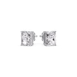 Load image into Gallery viewer, Radiant Diamond Basket Stud Earring