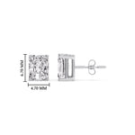 Load image into Gallery viewer, Radiant Diamond Basket Stud Earring