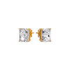 Load image into Gallery viewer, Radiant Diamond Basket Stud Earring